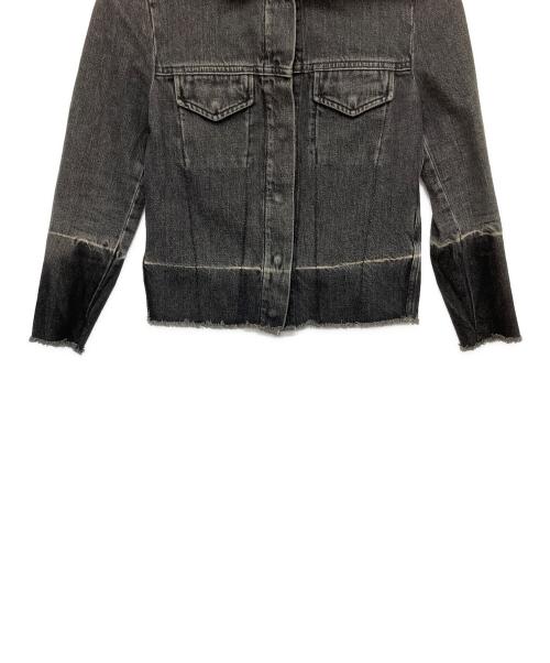 MM6 Maison Margiela（エムエムシックスメゾンマルジェラ）MM6 Maison Margiela (エムエムシックスメゾンマルジェラ) S32AM0183　デニムジャケット ブラック サイズ:36の古着・服飾アイテム