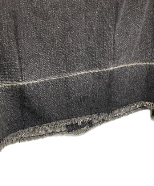 MM6 Maison Margiela（エムエムシックスメゾンマルジェラ）MM6 Maison Margiela (エムエムシックスメゾンマルジェラ) S32AM0183　デニムジャケット ブラック サイズ:36の古着・服飾アイテム