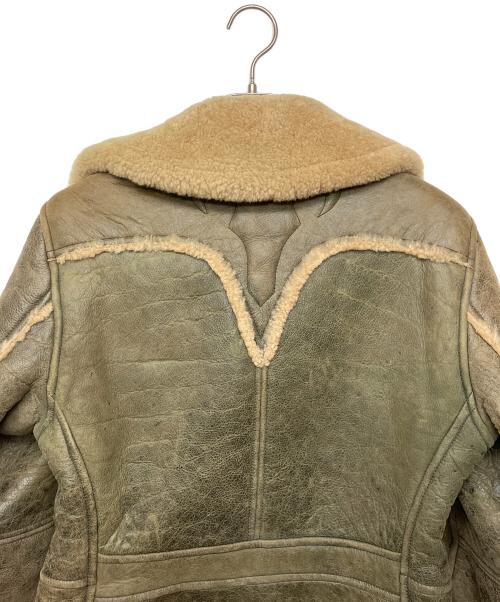 DIESEL（ディーゼル）DIESEL (ディーゼル) ムートンジャケット ブラウン サイズ:Sの古着・服飾アイテム