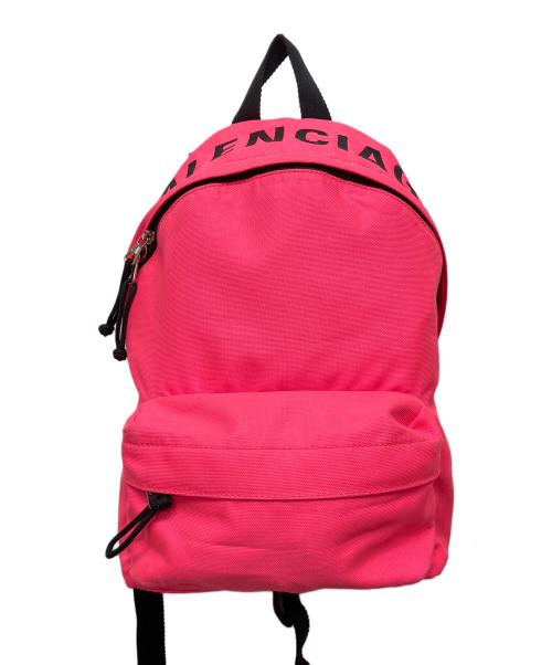 BALENCIAGA（バレンシアガ）BALENCIAGA (バレンシアガ) WHEEL BACKPACK ピンクの古着・服飾アイテム