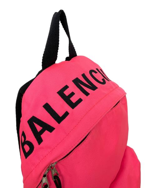 BALENCIAGA（バレンシアガ）BALENCIAGA (バレンシアガ) WHEEL BACKPACK ピンクの古着・服飾アイテム