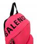 中古・古着 BALENCIAGA (バレンシアガ) WHEEL BACKPACK ピンク：30000円
