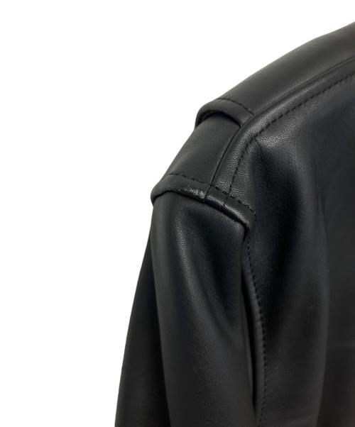 MORGAN PRODUCTION（モルガン プロダクションズ）MORGAN PRODUCTION (モルガン プロダクションズ) NA-309 レザージャケット ブラック サイズ:40の古着・服飾アイテム