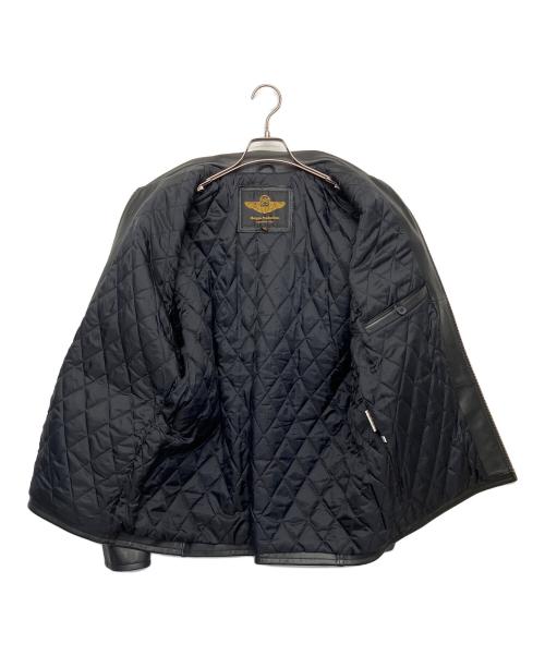 MORGAN PRODUCTION（モルガン プロダクションズ）MORGAN PRODUCTION (モルガン プロダクションズ) NA-309 レザージャケット ブラック サイズ:40の古着・服飾アイテム