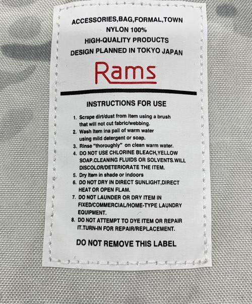 rams（ラムズ）RAMS (ラムズ) リュック ホワイトの古着・服飾アイテム