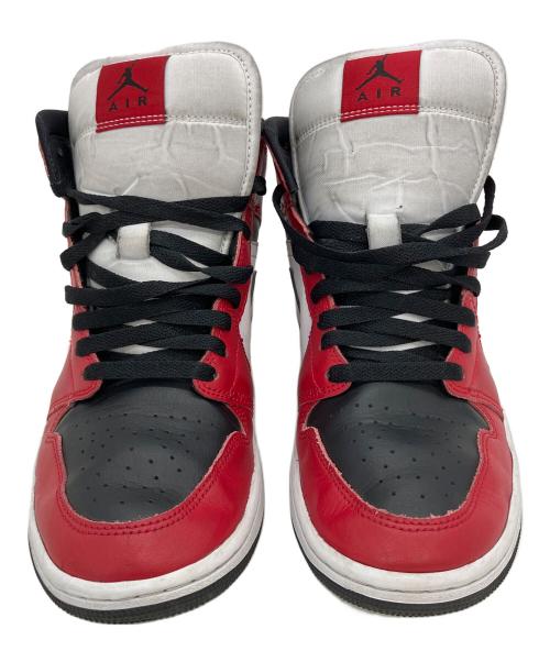 NIKE（ナイキ）NIKE (ナイキ) Air Jordan 1 Mid 554724-069 スニーカー ホワイト×レッド サイズ:26.5cmの古着・服飾アイテム