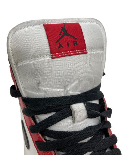 NIKE（ナイキ）NIKE (ナイキ) Air Jordan 1 Mid 554724-069 スニーカー ホワイト×レッド サイズ:26.5cmの古着・服飾アイテム