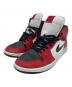 NIKE（ナイキ）の古着「Air Jordan 1 Mid 554724-069 スニーカー」｜ホワイト×レッド