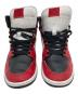 NIKE (ナイキ) Air Jordan 1 Mid 554724-069 スニーカー ホワイト×レッド サイズ:26.5cm：10000円