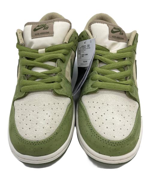 NIKE（ナイキ）NIKE (ナイキ) SB DUNK LOW PRO Yuto Horigome スニーカー アイボリー×グリーン サイズ:27.5㎝ 未使用品の古着・服飾アイテム
