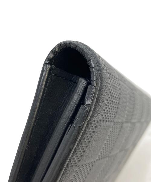 LOUIS VUITTON（ルイ ヴィトン）LOUIS VUITTON (ルイ ヴィトン) N63010 ダミエ 長財布 ブラックの古着・服飾アイテム