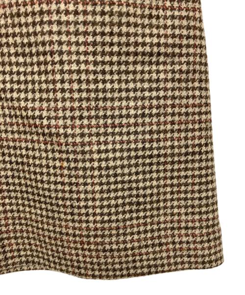 Barbour（バブアー）Barbour (バブアー) ウールミニスカート ブラウン サイズ:UK8の古着・服飾アイテム