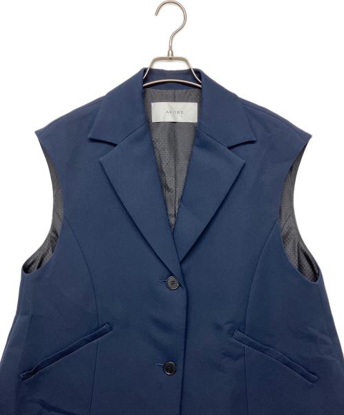 ADORE（アドーア）ADORE (アドーア) ジレ　531-5150008 ネイビー サイズ:38の古着・服飾アイテム
