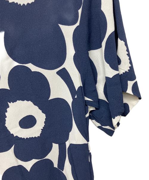 marimekko（マリメッコ）marimekko (マリメッコ) RIIMU UNIKKO　半袖ワンピース ネイビー サイズ:Sの古着・服飾アイテム