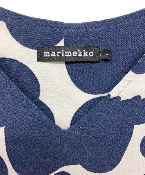 marimekko（マリメッコ）marimekko (マリメッコ) RIIMU UNIKKO　半袖ワンピース ネイビー サイズ:Sの古着・服飾アイテム