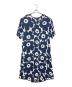 marimekko（マリメッコ）の古着「RIIMU UNIKKO　半袖ワンピース」｜ネイビー