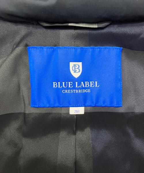 BLUE LABEL CRESTBRIDGE（ブルーレーベルクレストブリッジ）BLUE LABEL CRESTBRIDGE (ブルーレーベルクレストブリッジ) 55C30-861-29　ダウンコート ブラック サイズ:38の古着・服飾アイテム