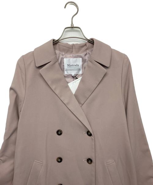 Mystrada（マイストラーダ）Mystrada (マイストラーダ) トレンチコート ピンク サイズ:38 未使用品の古着・服飾アイテム