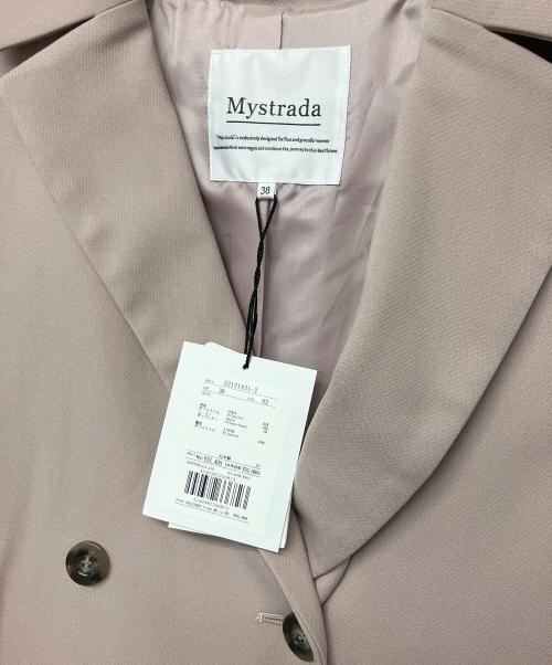 Mystrada（マイストラーダ）Mystrada (マイストラーダ) トレンチコート ピンク サイズ:38 未使用品の古着・服飾アイテム