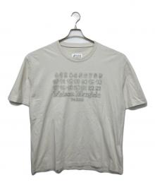 Maison Margiela（メゾンマルジェラ）の古着「カレンダーロゴエンブロイダー クルーネックTシャツ」｜グレー