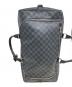 中古・古着 LOUIS VUITTON (ルイ ヴィトン) ダミエ・グラフィット　ロードスター50　ボストンバッグ ブラック：150000円