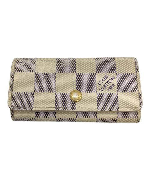 LOUIS VUITTON（ルイ ヴィトン）LOUIS VUITTON (ルイ ヴィトン) ダミエ・アズール　ミュルティクレ6　キーケース ホワイトの古着・服飾アイテム