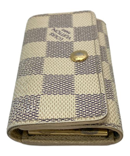 LOUIS VUITTON（ルイ ヴィトン）LOUIS VUITTON (ルイ ヴィトン) ダミエ・アズール　ミュルティクレ6　キーケース ホワイトの古着・服飾アイテム