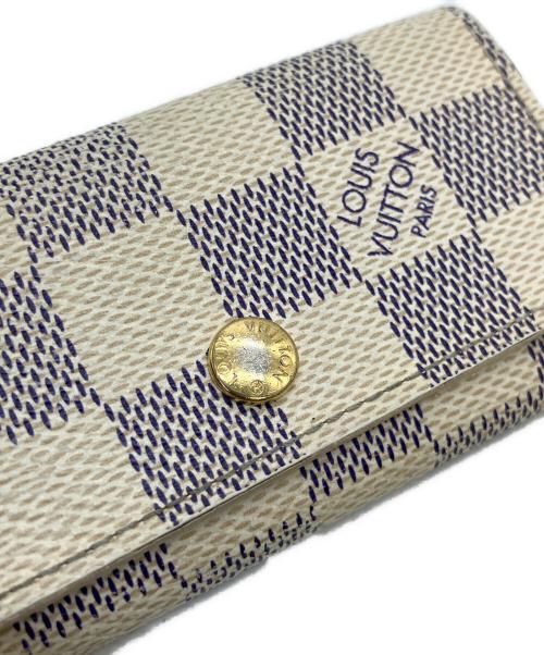 LOUIS VUITTON（ルイ ヴィトン）LOUIS VUITTON (ルイ ヴィトン) ダミエ・アズール　ミュルティクレ6　キーケース ホワイトの古着・服飾アイテム