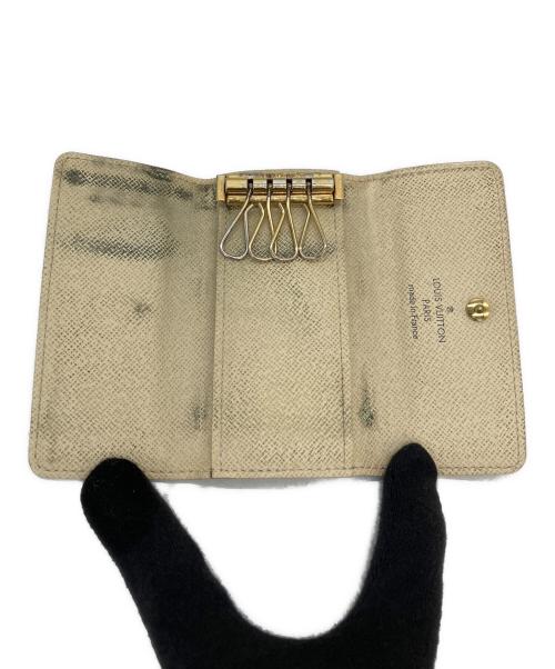 LOUIS VUITTON（ルイ ヴィトン）LOUIS VUITTON (ルイ ヴィトン) ダミエ・アズール　ミュルティクレ6　キーケース ホワイトの古着・服飾アイテム