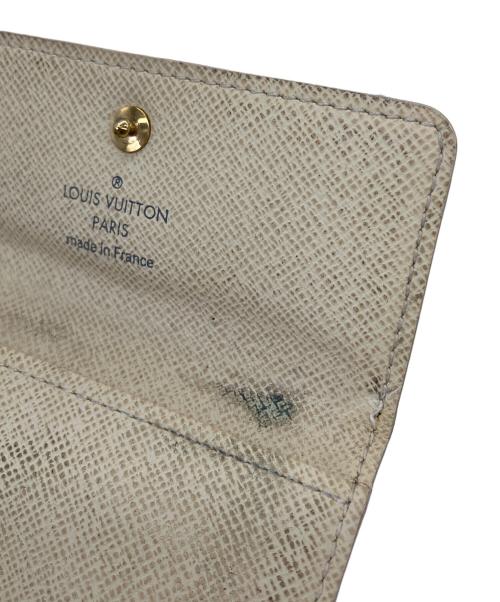 LOUIS VUITTON（ルイ ヴィトン）LOUIS VUITTON (ルイ ヴィトン) ダミエ・アズール　ミュルティクレ6　キーケース ホワイトの古着・服飾アイテム