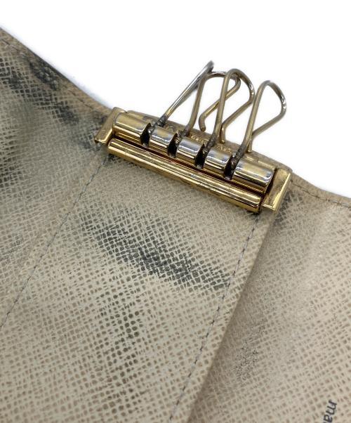 LOUIS VUITTON（ルイ ヴィトン）LOUIS VUITTON (ルイ ヴィトン) ダミエ・アズール　ミュルティクレ6　キーケース ホワイトの古着・服飾アイテム