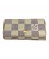LOUIS VUITTON（ルイ ヴィトン）の古着「ダミエ・アズール　ミュルティクレ6　キーケース」｜ホワイト