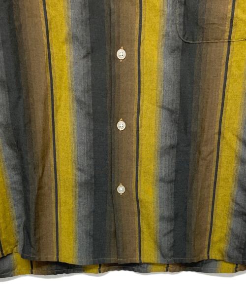 WACKO MARIA（ワコマリア）WACKO MARIA (ワコマリア) オンブレストライプオープンカラーシャツ　	26SS イエロー サイズ:Lの古着・服飾アイテム