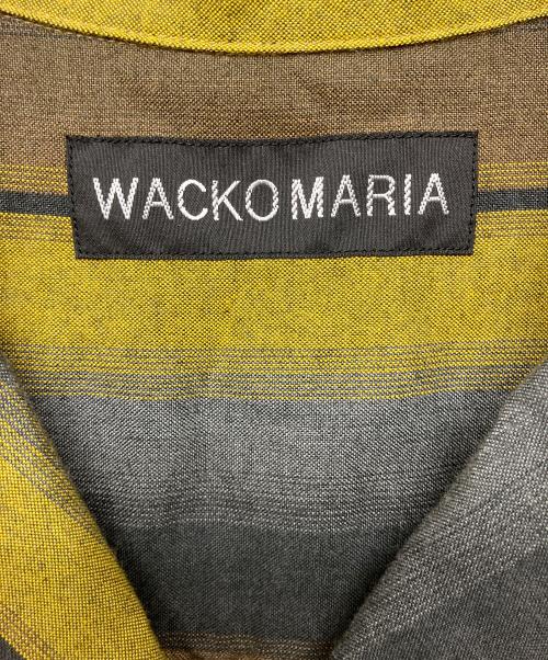 WACKO MARIA（ワコマリア）WACKO MARIA (ワコマリア) オンブレストライプオープンカラーシャツ　	26SS イエロー サイズ:Lの古着・服飾アイテム