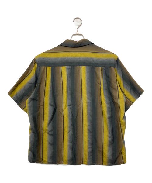 WACKO MARIA（ワコマリア）WACKO MARIA (ワコマリア) オンブレストライプオープンカラーシャツ　	26SS イエロー サイズ:Lの古着・服飾アイテム