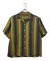 WACKO MARIA（ワコマリア）の古着「オンブレストライプオープンカラーシャツ　	26SS」｜イエロー