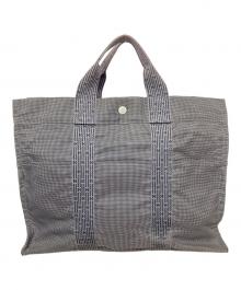 HERMES（エルメス）の古着「エールライン トートバッグ」｜ブラック