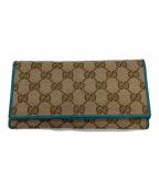 GUCCIグッチ）の古着「GG　長財布」｜ベージュ