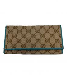 GUCCI（グッチ）の古着「GG　長財布」｜ベージュ