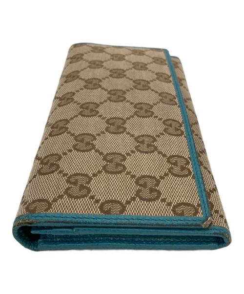 GUCCI（グッチ）GUCCI (グッチ) GG　長財布 ベージュの古着・服飾アイテム