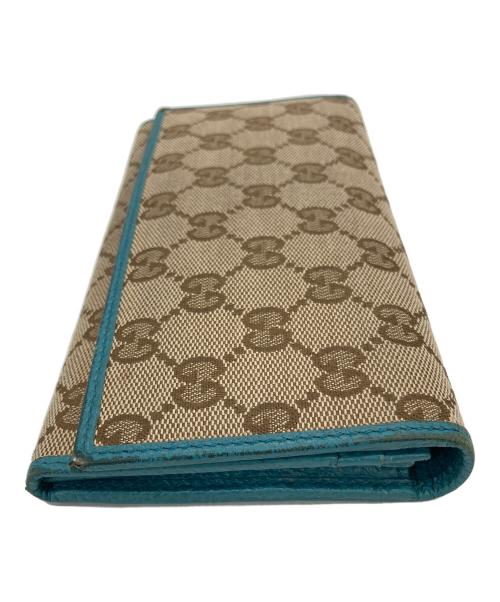 GUCCI（グッチ）GUCCI (グッチ) GG　長財布 ベージュの古着・服飾アイテム