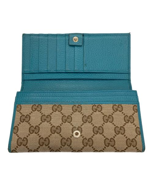 GUCCI（グッチ）GUCCI (グッチ) GG　長財布 ベージュの古着・服飾アイテム