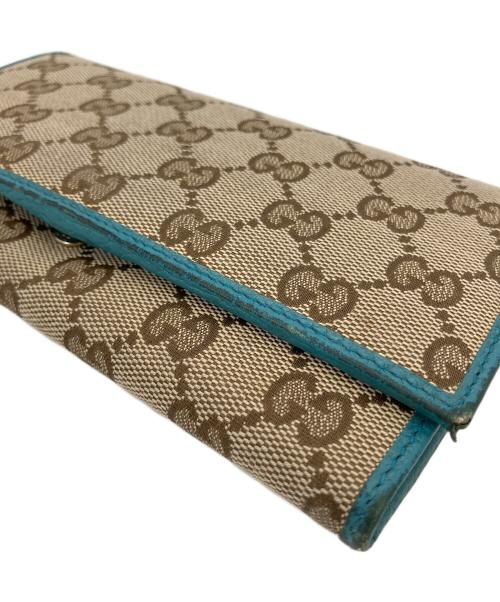 GUCCI（グッチ）GUCCI (グッチ) GG　長財布 ベージュの古着・服飾アイテム
