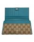 中古・古着 GUCCI (グッチ) GG　長財布 ベージュ：10000円