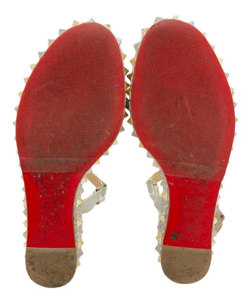 Christian Louboutin（クリスチャン・ルブタン）Christian Louboutin (クリスチャン・ルブタン) PYRACLOU サンダル ホワイト サイズ:23.5cmの古着・服飾アイテム
