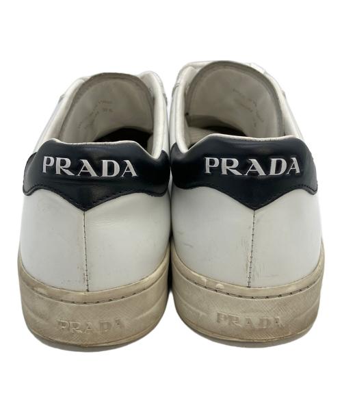 PRADA（プラダ）PRADA (プラダ) 1E059M　スニーカー ホワイト サイズ:23.5cmの古着・服飾アイテム