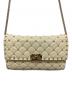VALENTINO (ヴァレンティノ) ロックスタッズ　ショルダーバッグ ホワイト：35000円