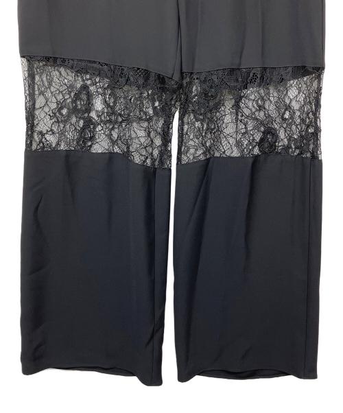 YANMI（YANMI）YANMI (YANMI) LACE PANEL PANTS　26SS ブラック サイズ:Sの古着・服飾アイテム