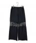 YANMI（YANMI）の古着「LACE PANEL PANTS　26SS」｜ブラック