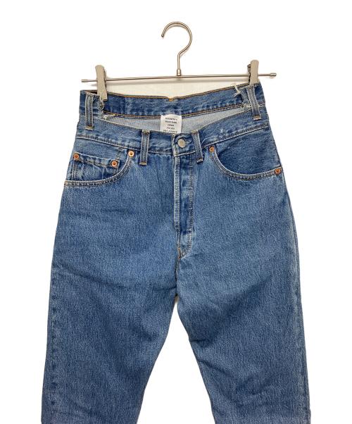 VETEMENTS（ヴェトモン）VETEMENTS (ヴェトモン) 81-231-74-020847　デニムパンツ ネイビー サイズ:Sの古着・服飾アイテム
